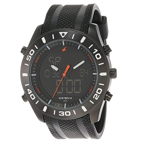 Remarkable Fastrack Casual Analog Digital Black Dial Mens Watch