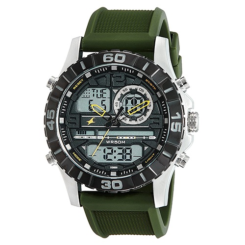 Classy Fastrack Analog Digital Black Dial Mens Watch Classy Fastrack Analog Digital Black Dial Mens Watch