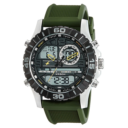 Classy Fastrack Analog Digital Black Dial Mens Watch