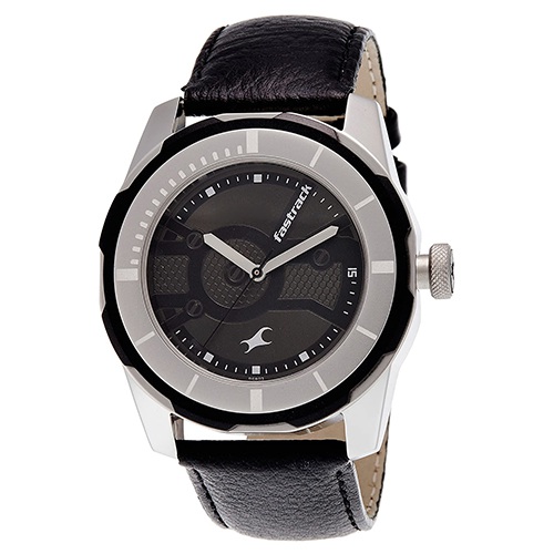 Impressive Fastrack Economy 2013 Analog Black Dial Mens Watch to Amritsar India
