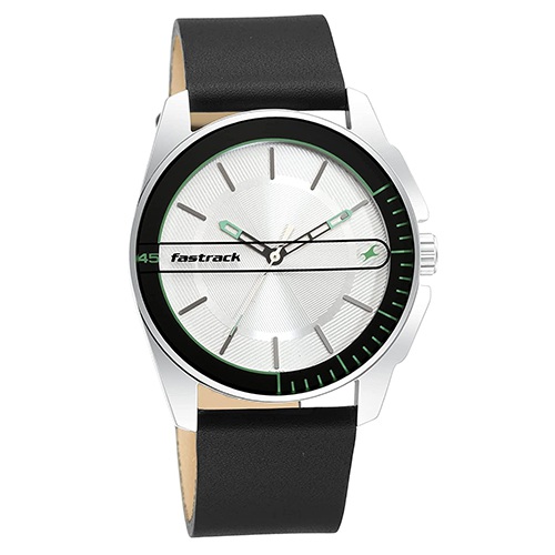 Attractive Fastrack Analog Silver Dial Mens Watch Attractive Fastrack Analog Silver Dial Mens Watch