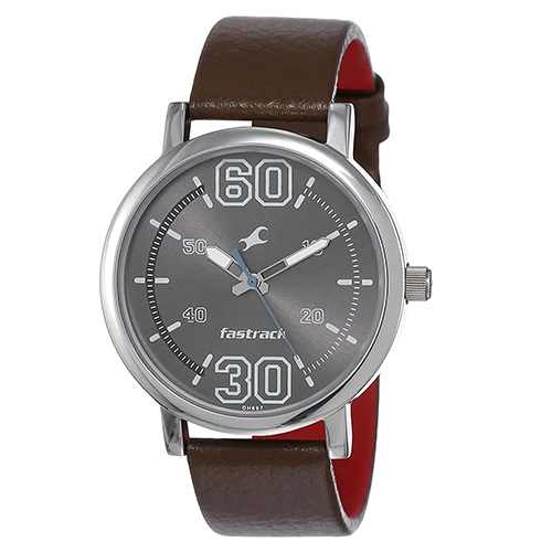 Charismatic Fastrack Fundamentals Analog Silver Dial Mens Watch Charismatic Fastrack Fundamentals Analog Silver Dial Mens Watch