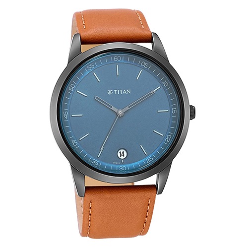 Titan Workwear Analog Blue Dial Mens Watch