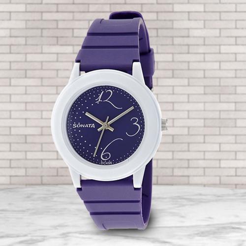 Remarkable Sonata Fashion Fibre Analog Womens Watch Remarkable Sonata Fashion Fibre Analog Womens Watch
