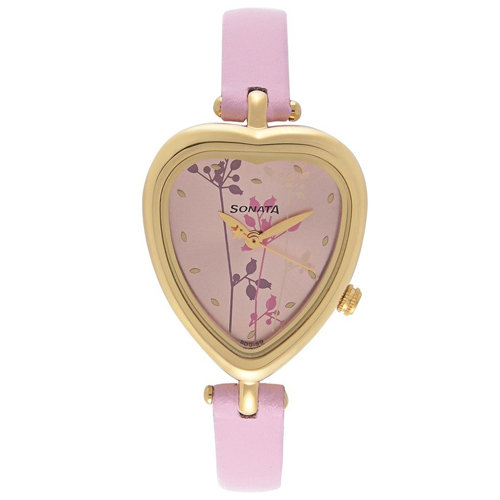 Charismatic Titan Sonata Heart Shape Dial Watch for Women Charismatic Titan Sonata Heart Shape Dial Watch for Women