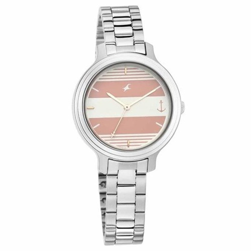 Wonderful Fastrack Tripster Pink Round Dial Ladies Watch Wonderful Fastrack Tripster Pink Round Dial Ladies Watch