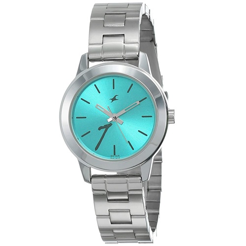 Elegant Fastrack Tropical Waters Analog Green Dial Womens Watch Elegant Fastrack Tropical Waters Analog Green Dial Womens Watch