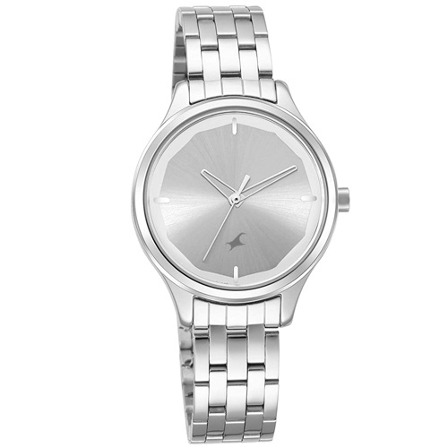 Stylish Fastrack Casual Silver Dial Womens Watch Stylish Fastrack Casual Silver Dial Womens Watch