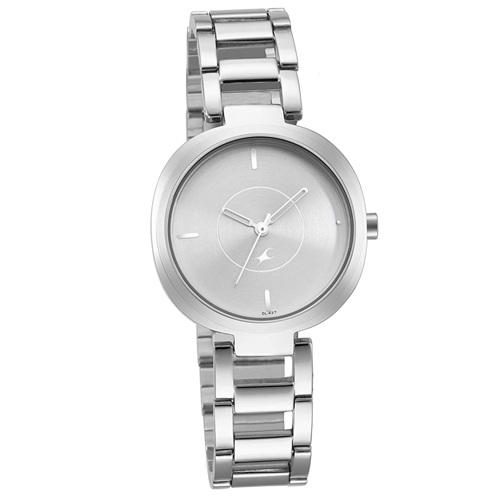 Beautiful Fastrack Silver Dial Womens Watch