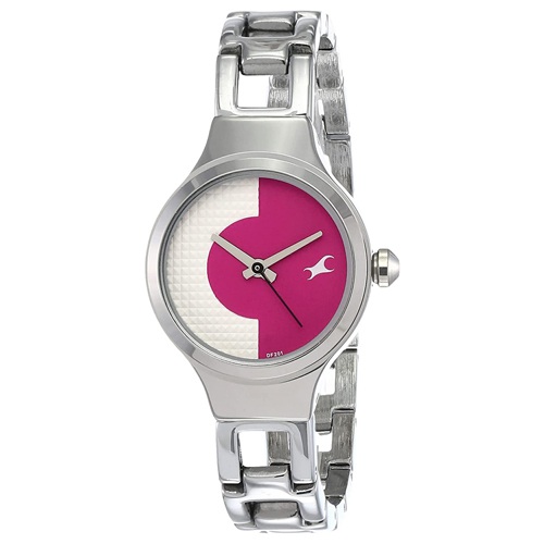 Fashionable Fastrack Analog Pink Dial Womens Watch Fashionable Fastrack Analog Pink Dial Womens Watch
