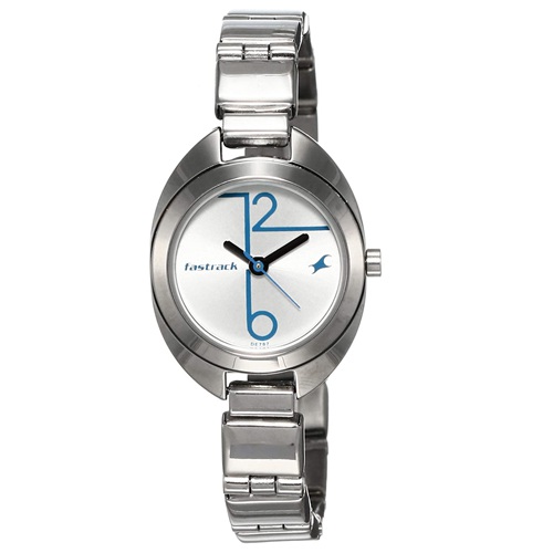 Attractive Fastrack Analog White Dial Womens Watch Attractive Fastrack Analog White Dial Womens Watch