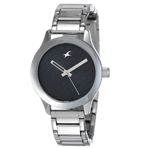 Stylish Fastrack Monochrome Analog Blue Dial Womens Watch Stylish Fastrack Monochrome Analog Blue Dial Womens Watch