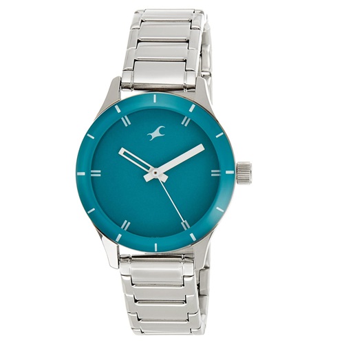 Classy Fastrack Monochrome Analog Green Dial Mens Watch Classy Fastrack Monochrome Analog Green Dial Mens Watch