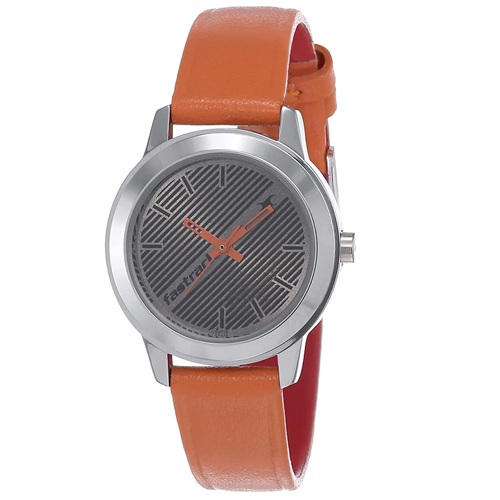 Trendsetting Fastrack Fundamentals Analog Grey Dial Womens Watch Trendsetting Fastrack Fundamentals Analog Grey Dial Womens Watch