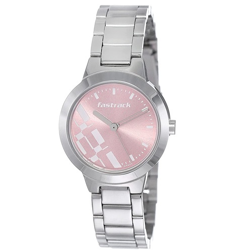 Dashing Fastrack Pink Dial Analog Womens Watch to Amritsar India