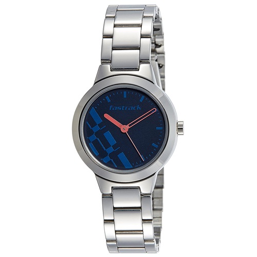 Beautiful Fastrack Blue Dial Analog Watch for Ladies Beautiful Fastrack Blue Dial Analog Watch for Ladies