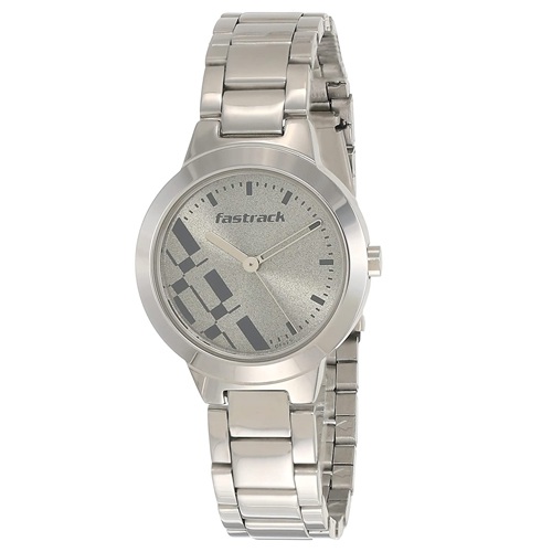 Fancy Fastrack Analog Grey Dial Girls Watch Fancy Fastrack Analog Grey Dial Girls Watch