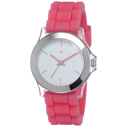Fashionable Fastrack Beach Upgrades Analog White Dial Womens Watch Fashionable Fastrack Beach Upgrades Analog White Dial Womens Watch
