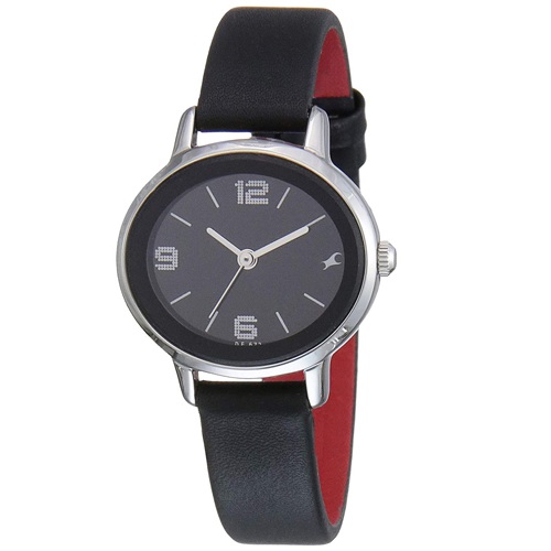 Fashionable Fastrack Oval Black Dial Analog Womens Watch Fashionable Fastrack Oval Black Dial Analog Womens Watch