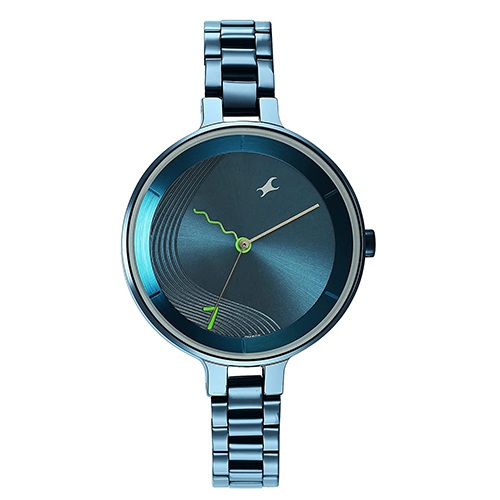 Fantastic Fastrack Stunners Blue Dial Womens Watch Fantastic Fastrack Stunners Blue Dial Womens Watch