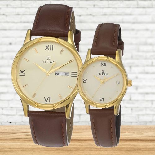 Exclusive Titan Analog Pair Watch Exclusive Titan Analog Pair Watch