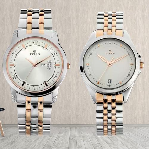 Wonderful Titan Analog Watch for Couple Wonderful Titan Analog Watch for Couple