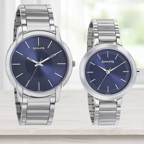 Outstanding Sonata Analog Blue Dial Watch for Men N Women Outstanding Sonata Analog Blue Dial Watch for Men N Women