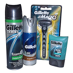 Refreshing Gillette shaving pack Refreshing Gillette shaving pack